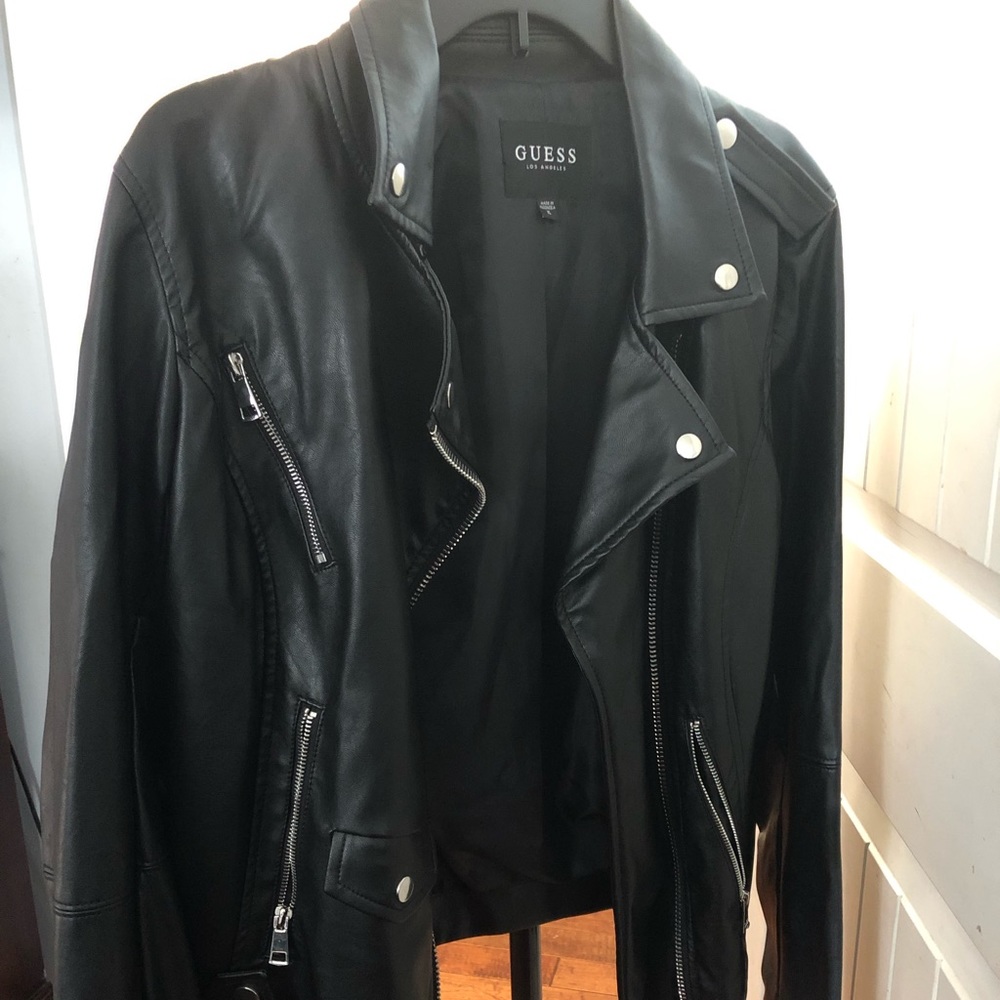 Guess black jacket Xl
